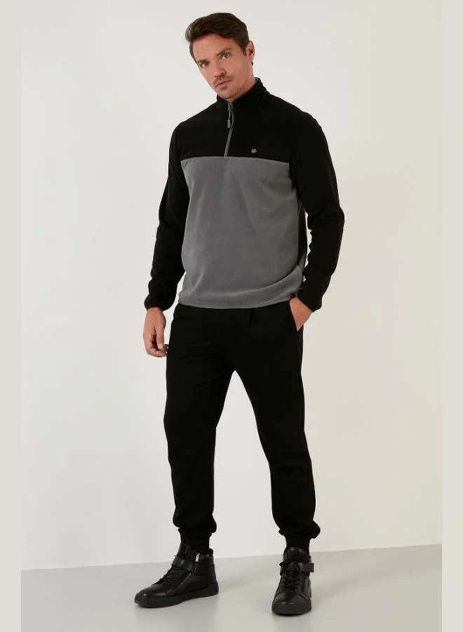 Buratti  Buratti Regular Fit Anti-Pilling Non-Pilling Standing Collar Raised 2-Pack Polar Men's POLAR 5906016S2 for Men | Best Price UAE