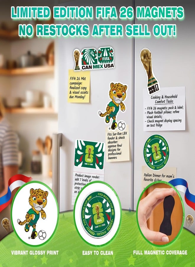 ميسوكا مغناطيس ثلاجة قوي من ميسوكا لكأس العالم FIFA 2026 - Image 3