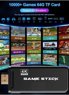 Generic Retro 4K Game Console: Nostalgia Plug and Play with 20000+ Built-in Games, 2.4G Wireless 2 Player Dual Controllers  - Image 2