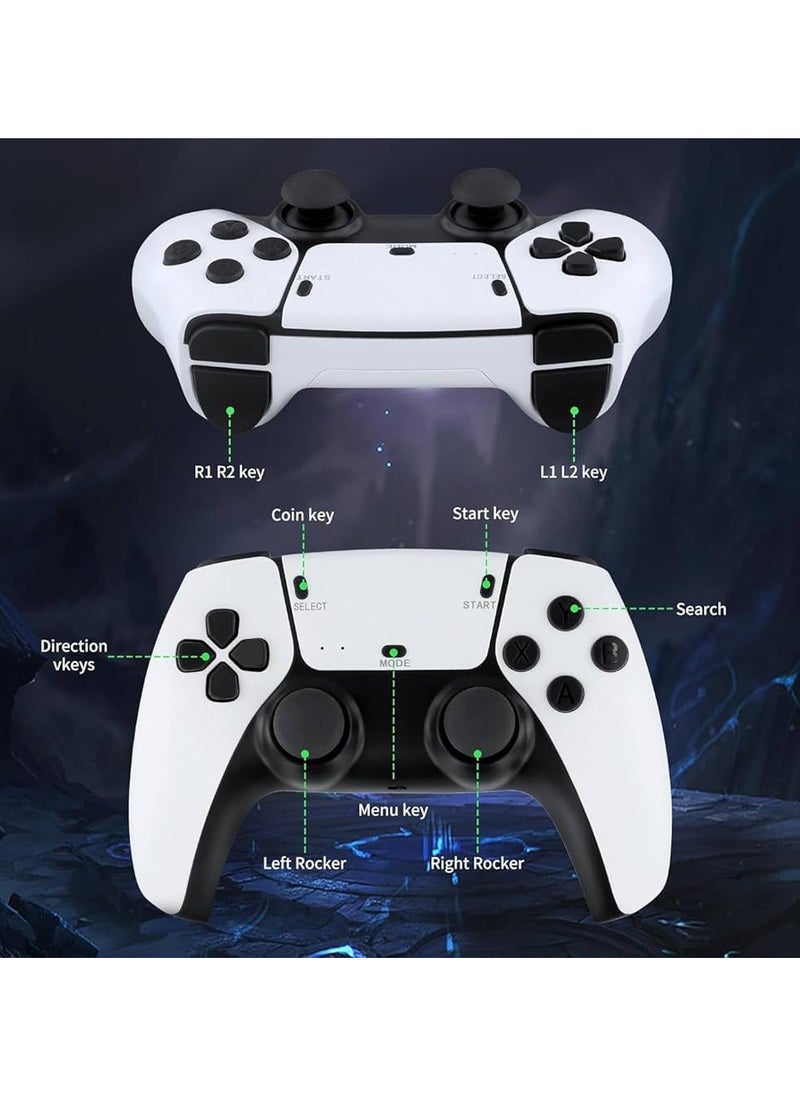 Generic - Retro 4K Game Console: Nostalgia Plug and Play with 20000+ Built-in Games, 2.4G Wireless 2 Player Dual Controllers - Image 1