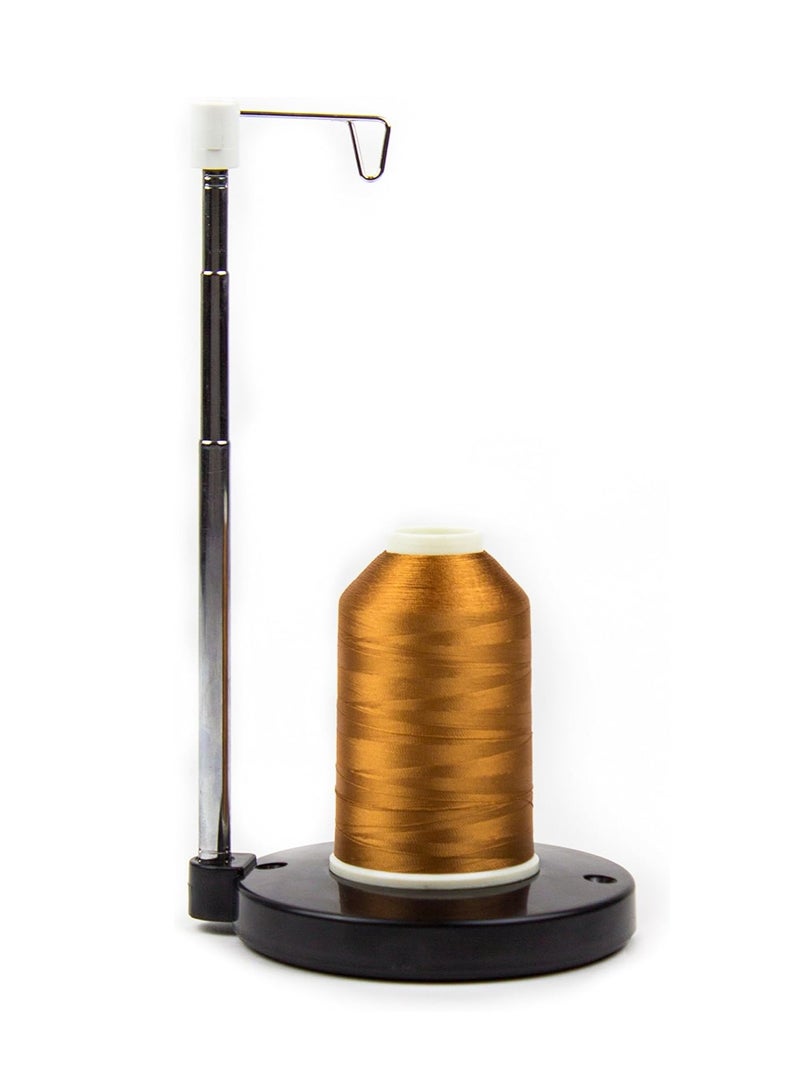 Embroidex Embroidex Adjustable Single Thread Spool Holder – Stand alone Embroidery, Sewing or Quilting Thread Holder or Stand – Ensures Smoother Feed = Heavy Plastic Base  - Image 3