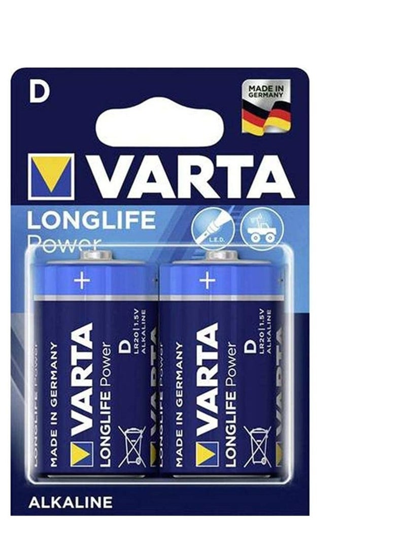 VARTA Varta Longlife Power D LR20 Batteries 2 Units 