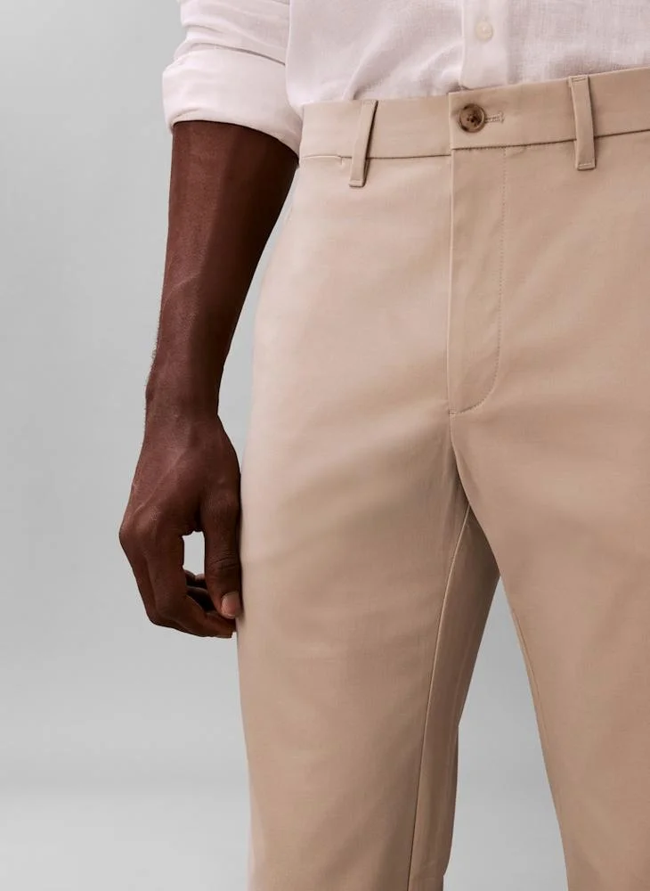 CALVIN KLEIN  Sateen Slim Chinos for Men | Best Price UAE