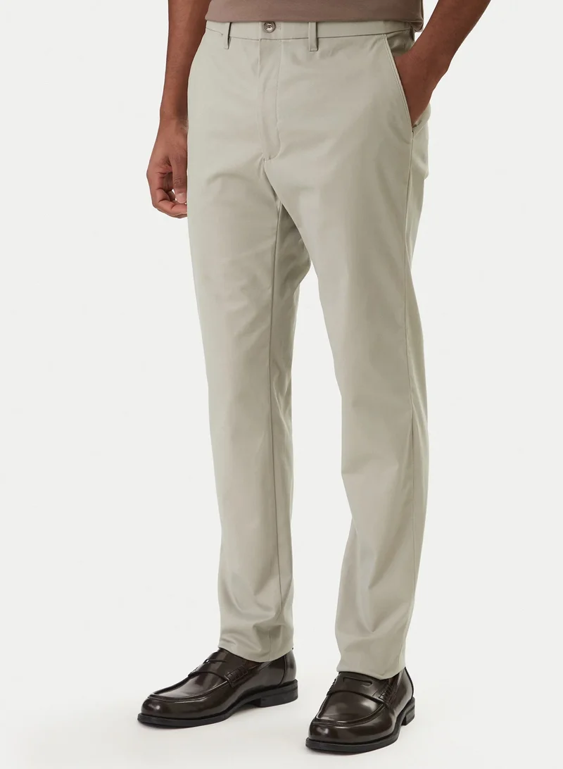 Slim Sateen Chinos