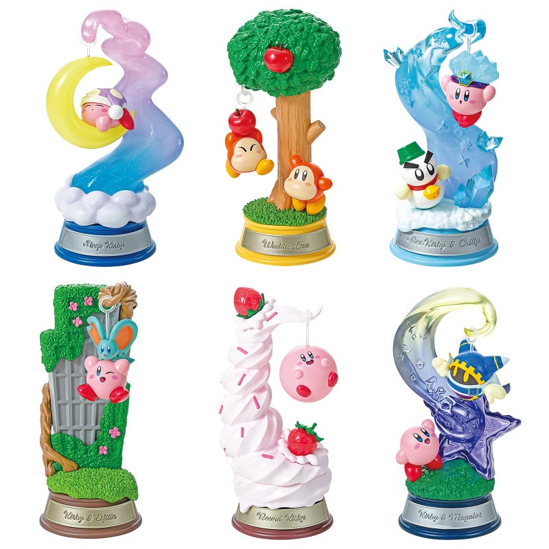 Re-Ment Swing Kirby in Dream Land Blind Box - Includes 1 of 6 Collectible Mini Figurines - Fun and Versatile Decoration - Image 1