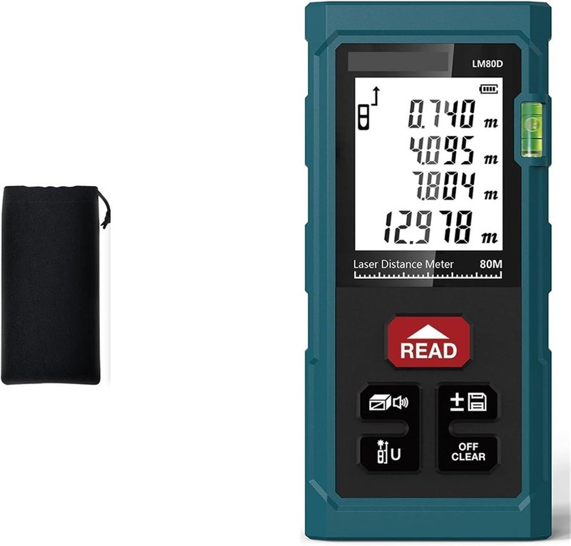 Rangefinder LM40D Distance Meter Self-Calibration Volume/Area/Angle/Pythagorean Theorem - Image 1