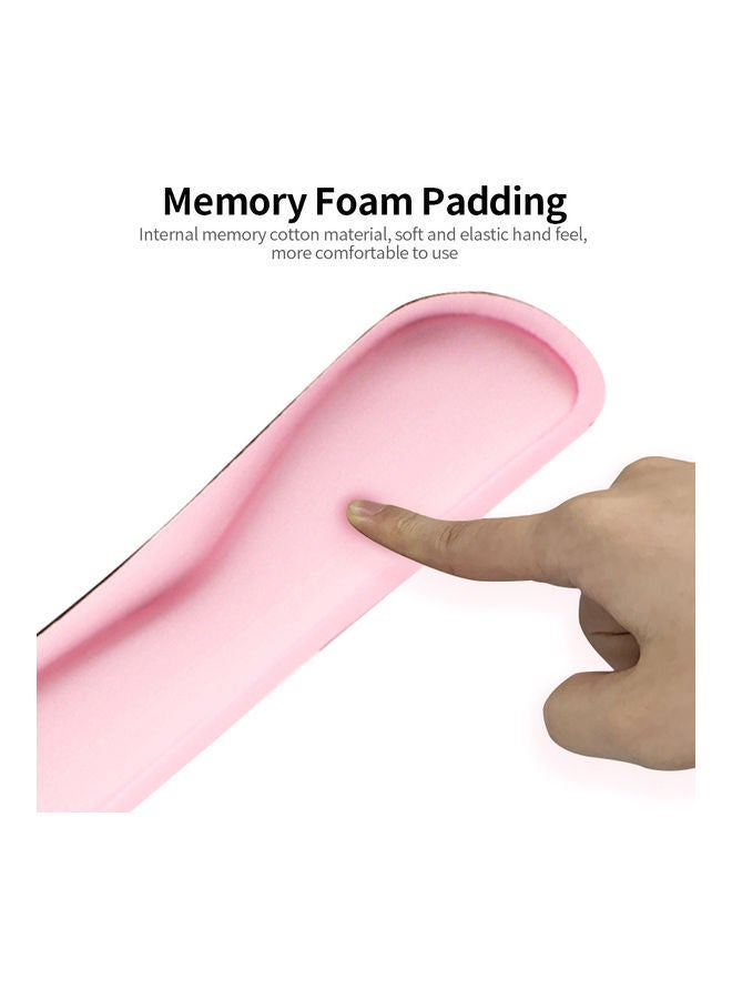 NIBEMINENT Office Gaming Keyboard Mouse Wrist Pad Red - Image 3