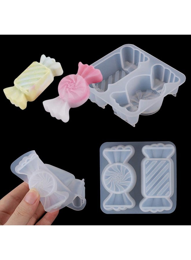 BeeSpring Candy Shaped Silicone Molds Candy Resin Casting Trinkets Used for DIY Jewelry Pendants Keychains, Making Candy Chocolate Cake Decorations - Image 1
