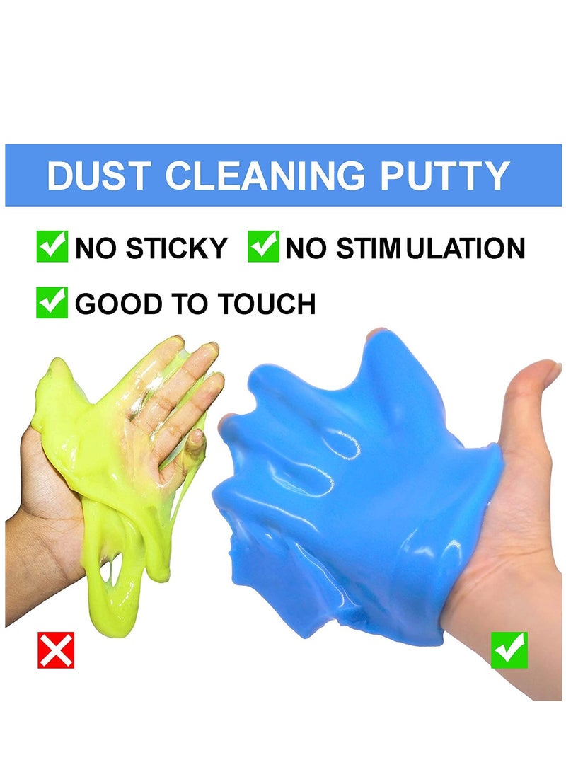 SYOSI Cleaning Gel for Car, Keyboard Cleaner, Automotive Dust Cleaning Kit Universal Detailing Car Crevice Cleaner Auto Air Vent Removal Putty Cleaning Cleaner for Car Vents, PC, Laptops, Cameras - Image 5