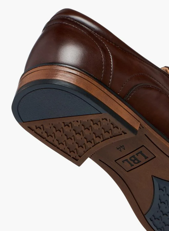 LBL by Shoexpress BROWN Solid Slip-On Loafers for Men | Best Price UAE