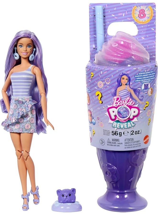 Barbie Pop! Reveal Sweet Treats Series - Purple Hair JFY60 - Image 1