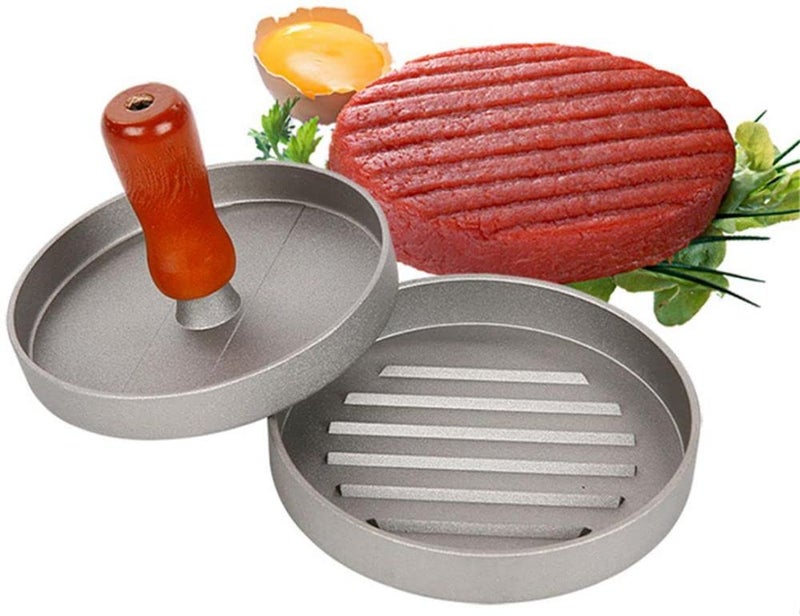Burger Press DIY Meat Press Wooden Handle Kitchen Toolamazon09884500 - Image 1