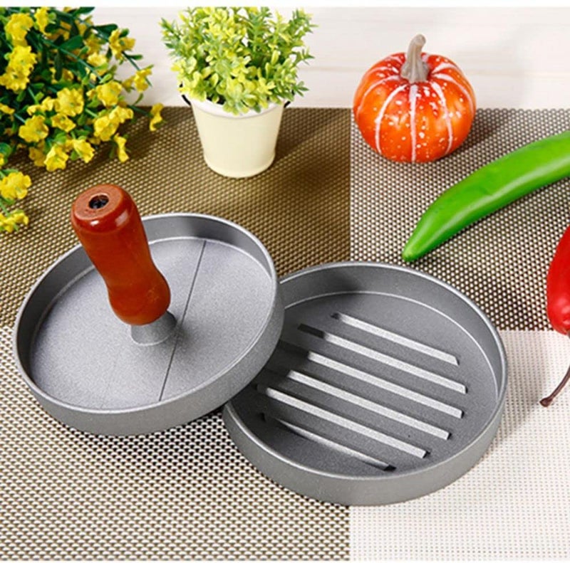 Burger Press DIY Meat Press Wooden Handle Kitchen Toolamazon09884500 - Image 3