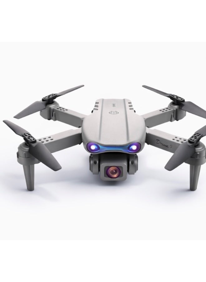 TIGER E99 Foldable Dual Camera Drone with HD Camera 2.4GHz RC Quadcopter with App Control Real Time Transmission LED Lights and One key Return - Image 1