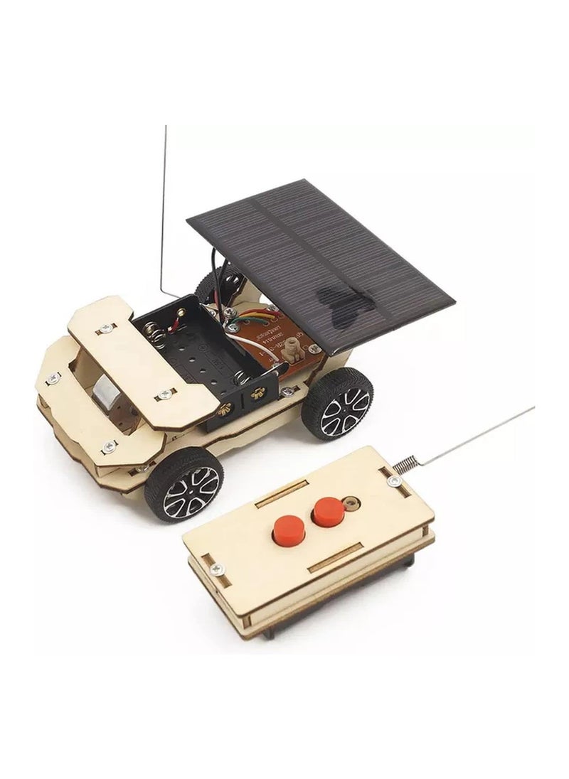 2-in-1 Solar Powered Wireless Remote-Controlled Toy Car, STEM Electronic Science Experiment Educational Toy, Solar DIY Kit for Kids, Fun Learning Toys for Boys and Girls, Outdoor Play and Creativity  - Image 1