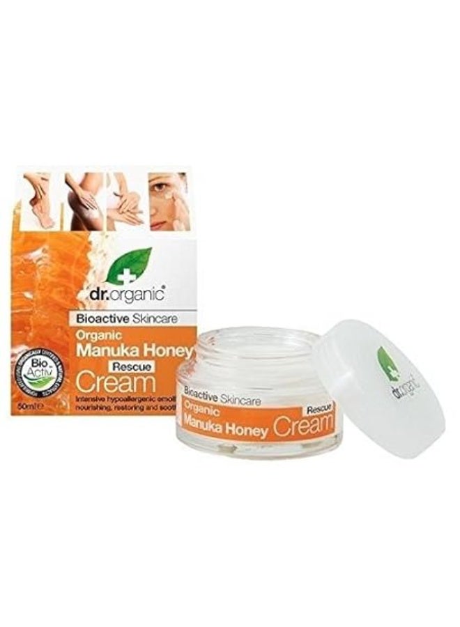 dr.organic Dr. Organic Manuka Honey Rescue Cream 50ml - Image 4