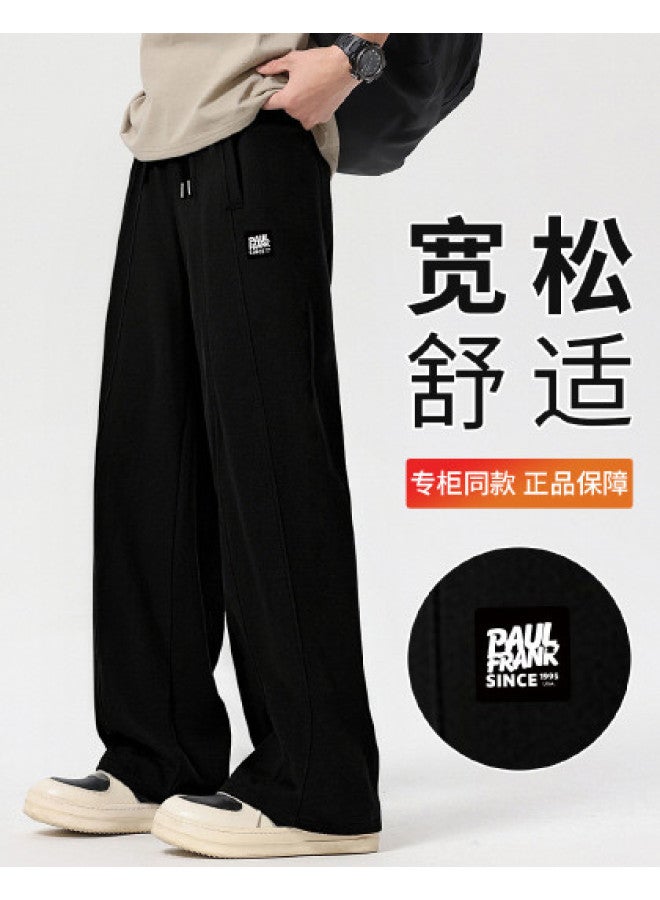 Paul Frank Casual Sporty Straight-leg Loose Spring And Autumn American Men's Pants Drape Wide-leg Trendy Heavyweight Loose Straight-leg Sweatpants - Image 1