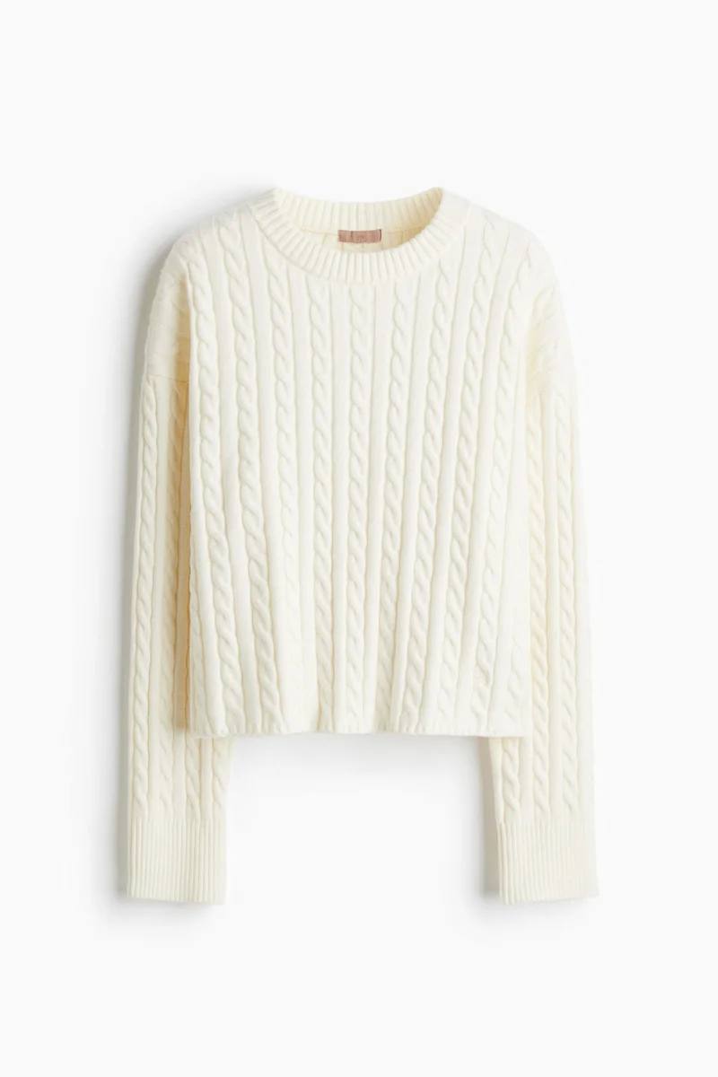 H&M Oversized cable-knit jumper