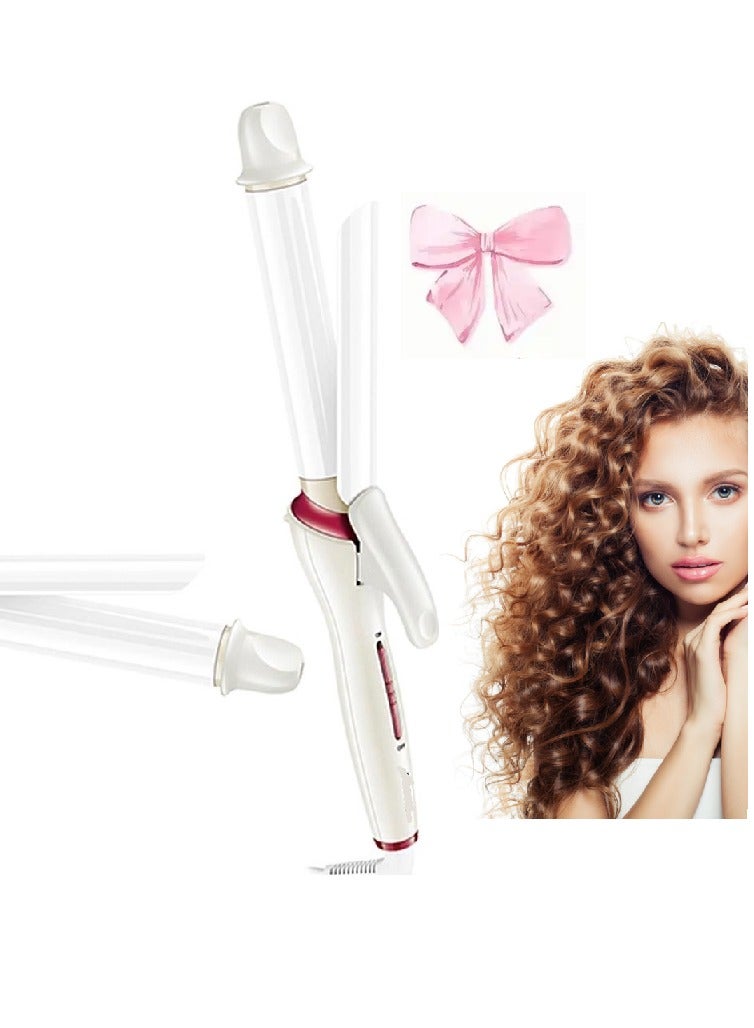 V-508 Curly Hair Iron - Pink/White - Image 5