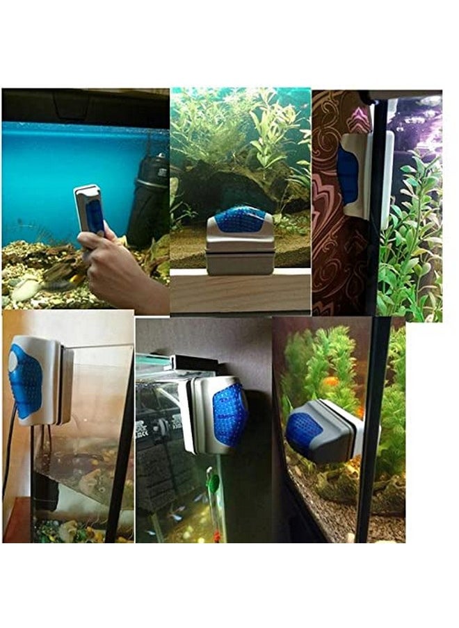 VAYINATO Magnetic Brush Algae Scraper Cleaner For Aquarium Fish Tank (S) By Petzlifeworld  - Image 4