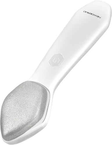 NEWDERMO Microdermabrasion Machine Pro Large Diamond Electric Microdermabrasion Wand Tool With 3 Levels Frequency for Face Body Exfoliate Skin CareWhite - Image 1