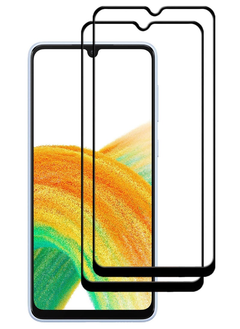 ACLIX 2 Pieces Antistatic ESD Dustproof Premium Quality High Definition Tempered Glass Screen Protector Designed For Samsung Galaxy A335G - Image 1
