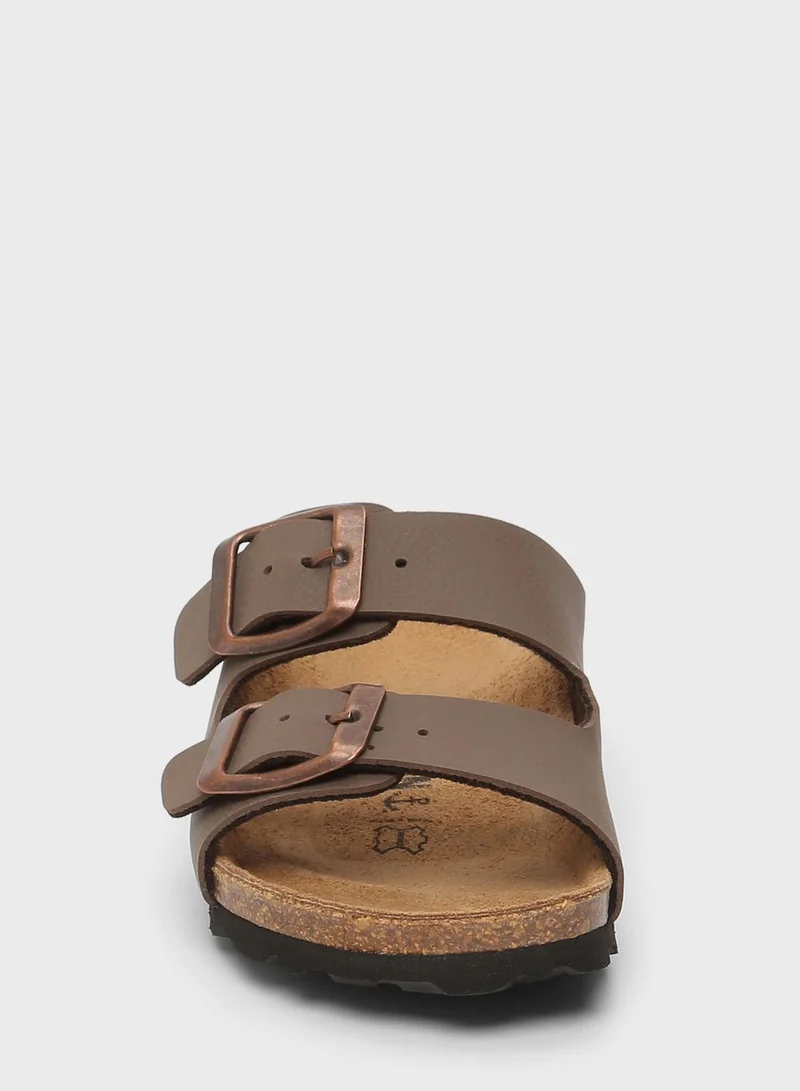 BAYTON Kids Multi Strap Slip On
