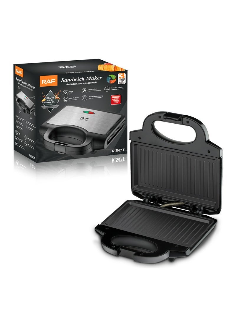 آر إيه أف ماكينة ساندويتش تسخين منزلية على الوجهين ماكينة إفطار متعددة الوظائف ماكينة الخبز - Image 1