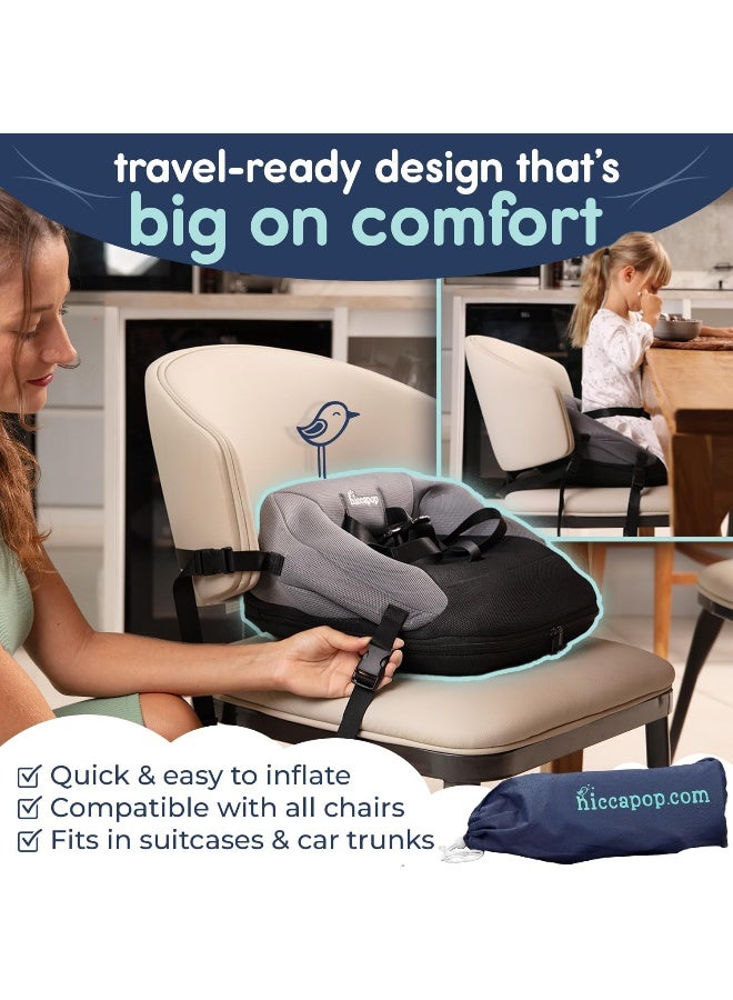 hiccapop NeoBoost Inflatable Toddler Booster Seat for Dining Table - Image 2