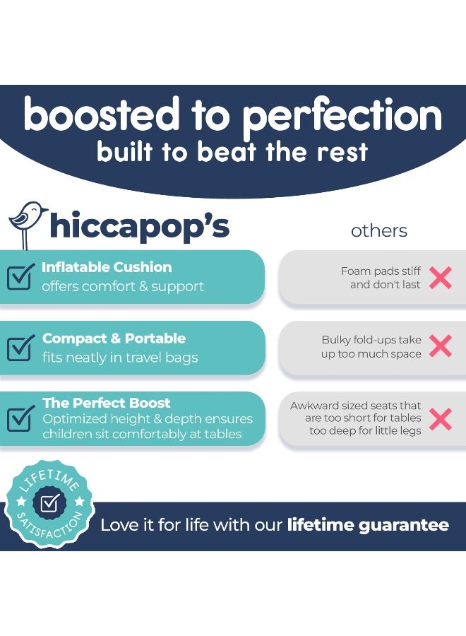 hiccapop NeoBoost Inflatable Toddler Booster Seat for Dining Table - Image 4