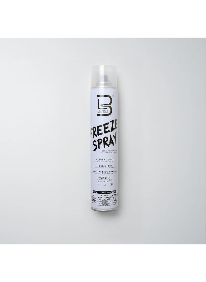 L3 بخاخ شعر ليفل 3 فريز - بخاخ شعر قوي وثابت يدوم طويلاً - 400 مل - Image 2