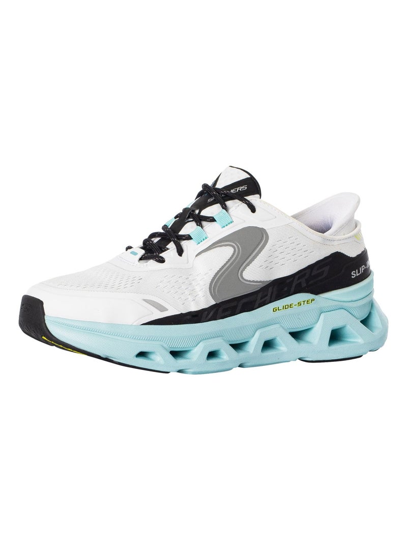 Skechers Men's Glide-Step Altus Hands Free Slip-in Sneaker, White/Blue, 11 - Image 1