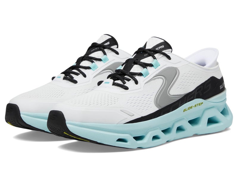 Skechers Men's Glide-Step Altus Hands Free Slip-in Sneaker, White/Blue, 11 - Image 2