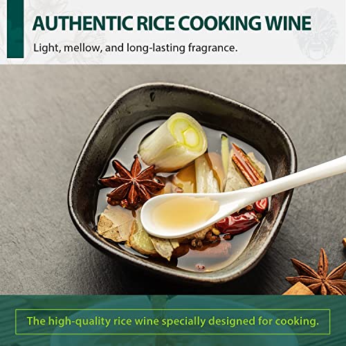 Soeos Shaoxing Cooking Wine, 51.24oz (1500ml), Chinese Cooking Wine, Shaoxing Hua Diao Cooking Wine, Premium Cooing Wine for Asian-Style Cooks - Image 4