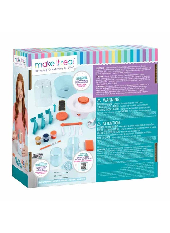 Make It Real Mini Pottery Studio Deluxe Set (46 Pieces)  - Image 3