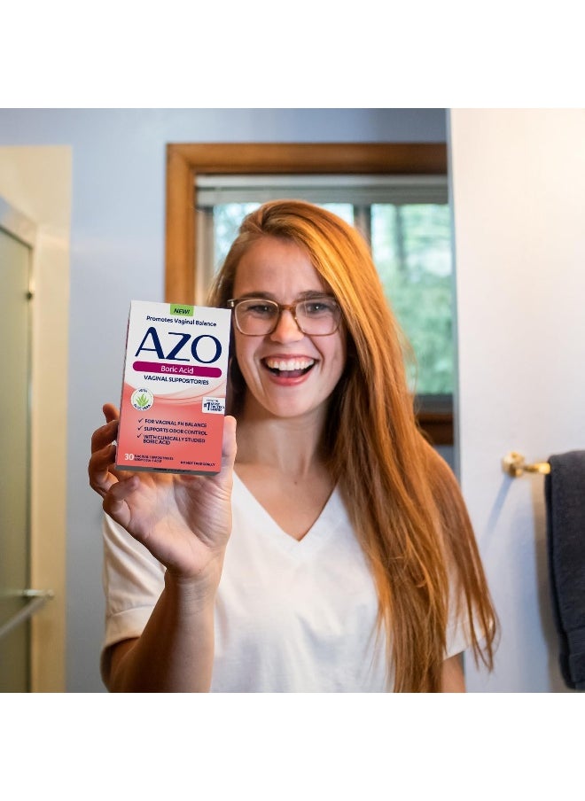 AZO Boric Acid Vaginal Suppositories  - Image 3