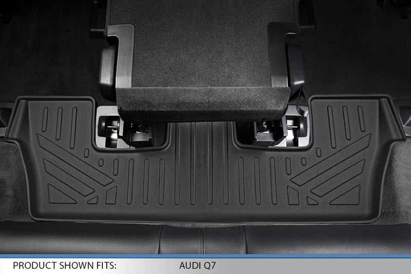 SMARTLINER Custom Fit 3rd Row Floor Mats Black for 2017-2022 Audi Q7 - Image 2