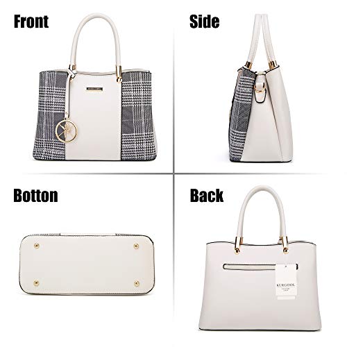 KURGOOL Women Purses and Handbags Top Handle Satchel Shoulder Bags Messenger Tote Bag for Ladie - Image 3