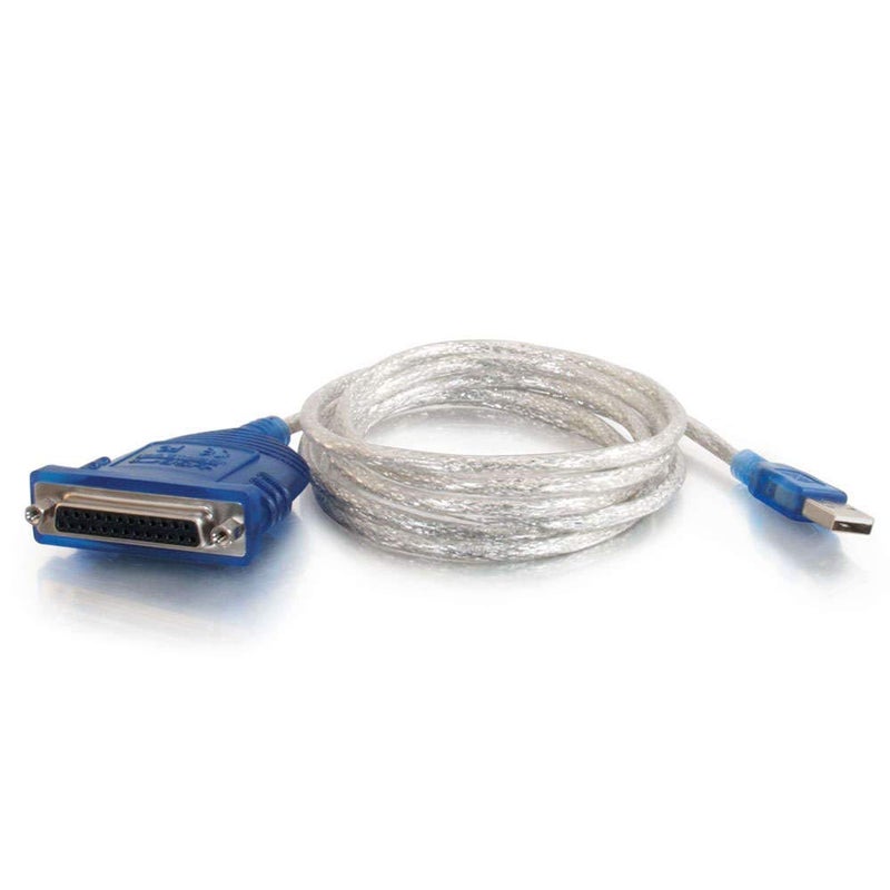 C2G 16899 USB To DB25 Parallel Printer Adapter Cable, Beige (6 Feet, 1.82 Meters) - Image 2