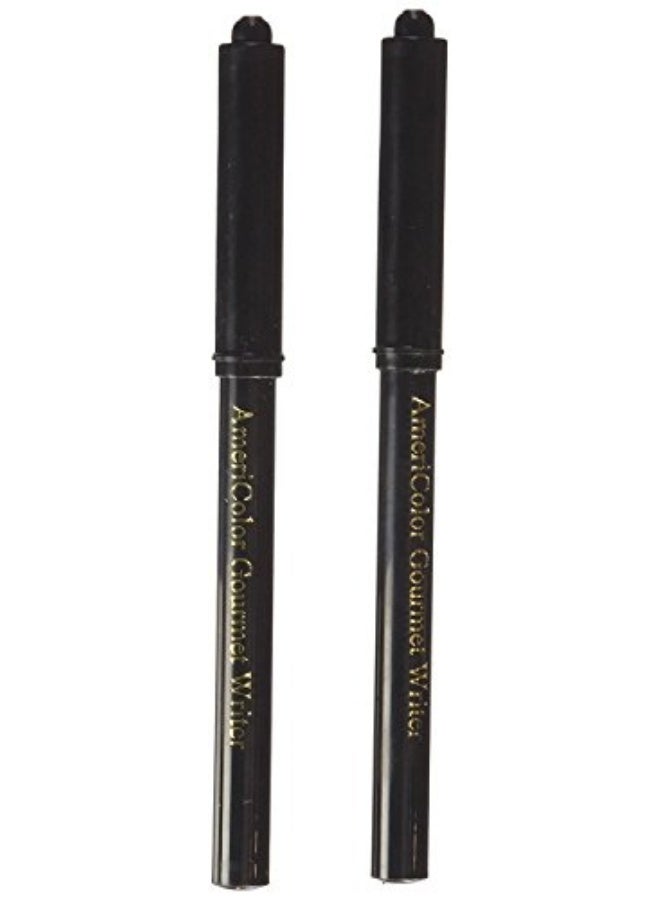 Americolor 2Count Gourmet Writer Food Decorating Pens Black - Image 1