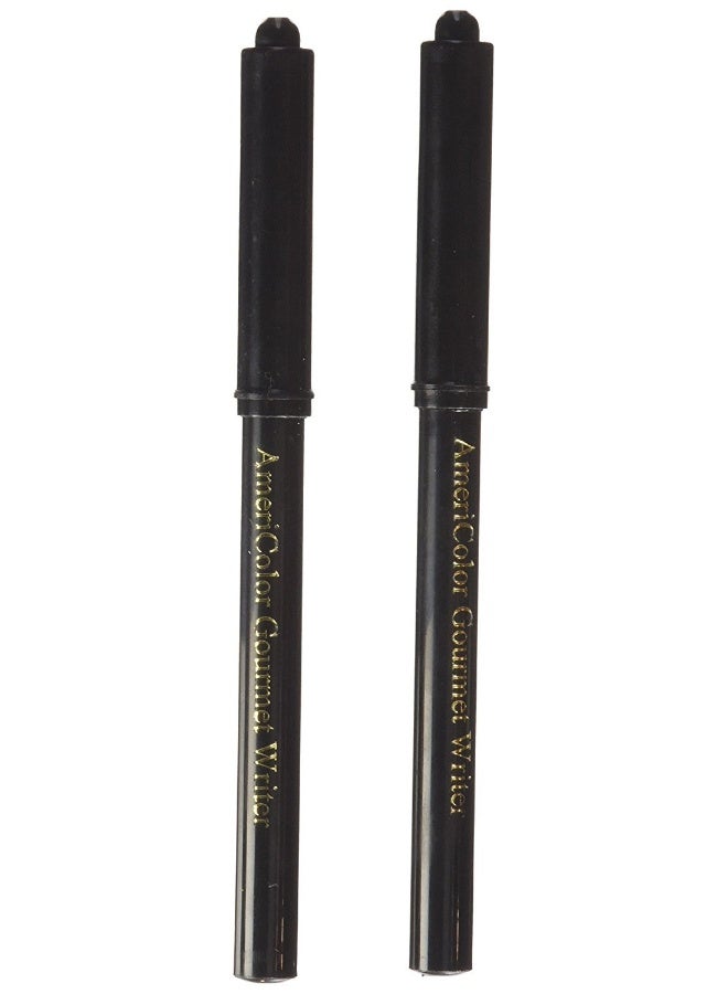 Americolor 2Count Gourmet Writer Food Decorating Pens Black - Image 2