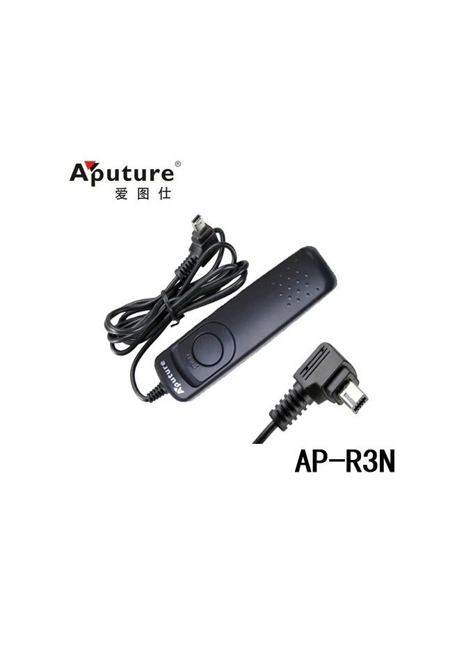Aputure AP‑R3N Wired Shutter Remote for Nikon DSLR Cameras – 1 m Cable, Autofocus Half‑Press & Bulb Mode - Image 1