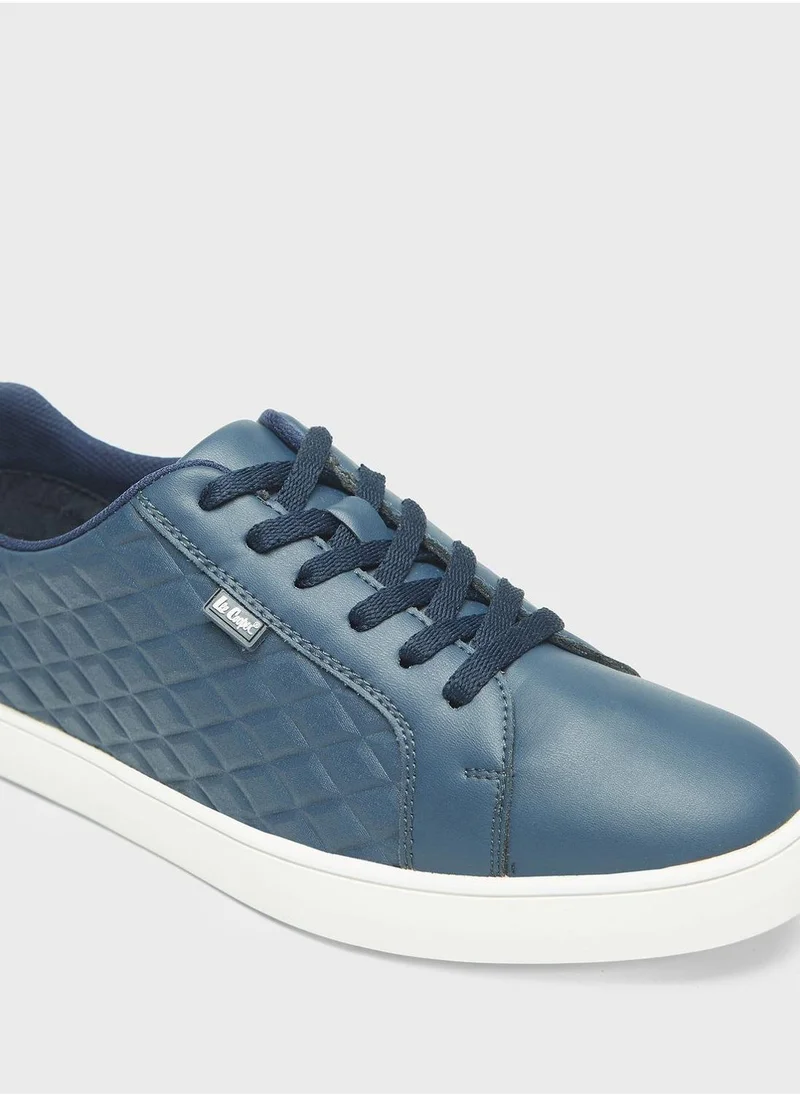 لي كوبر Lace Up Low Top Sneakers