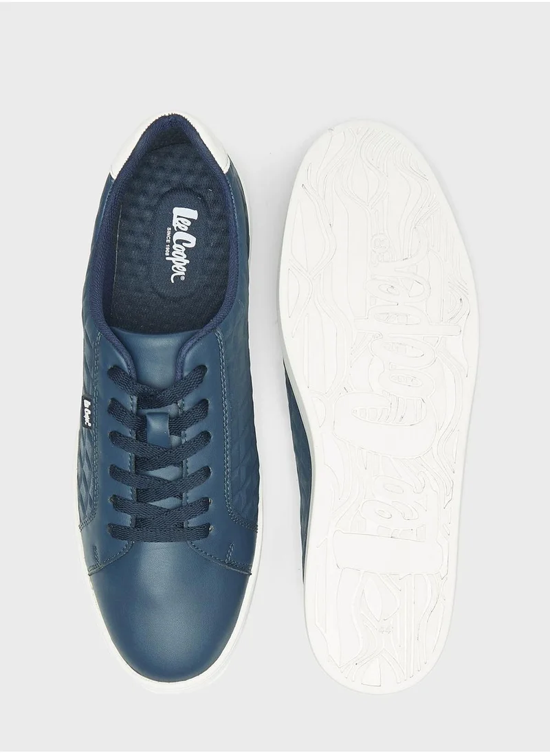 لي كوبر Lace Up Low Top Sneakers