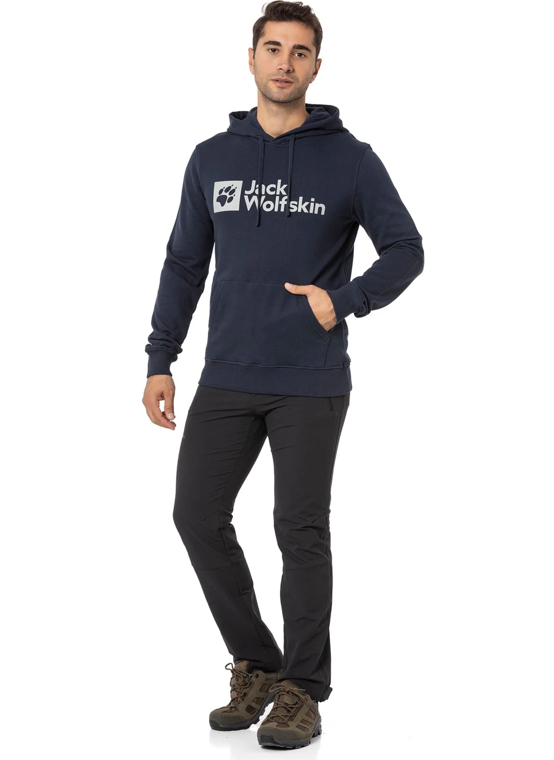 جاك ولفسكن Arthur Hoody M Men's Blue Sweatshirt 1000001TR-1010