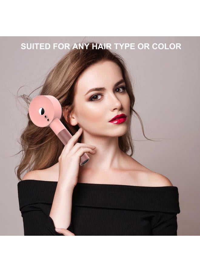Bonshocon Hair Massager Scalp - Handheld Electric Scalp Massager with Oil Dispenser, Cordless Massager Brush for Hair Head Scalp, Poartable Waterproof Hair Massager Scalp, Purple+Pink - Image 2