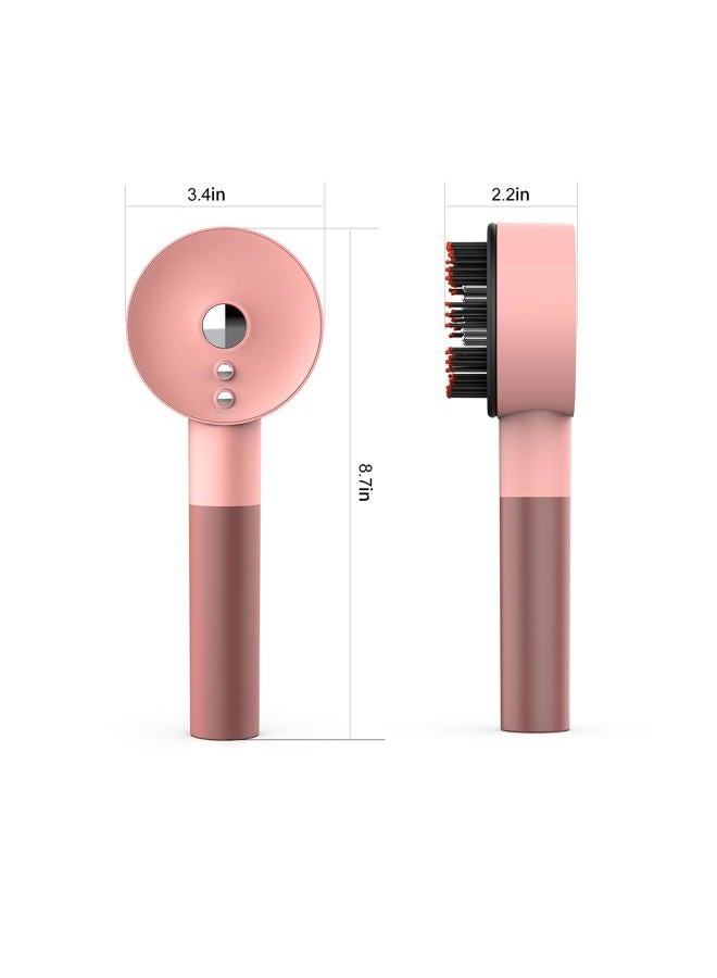 Bonshocon Hair Massager Scalp - Handheld Electric Scalp Massager with Oil Dispenser, Cordless Massager Brush for Hair Head Scalp, Poartable Waterproof Hair Massager Scalp, Purple+Pink - Image 3