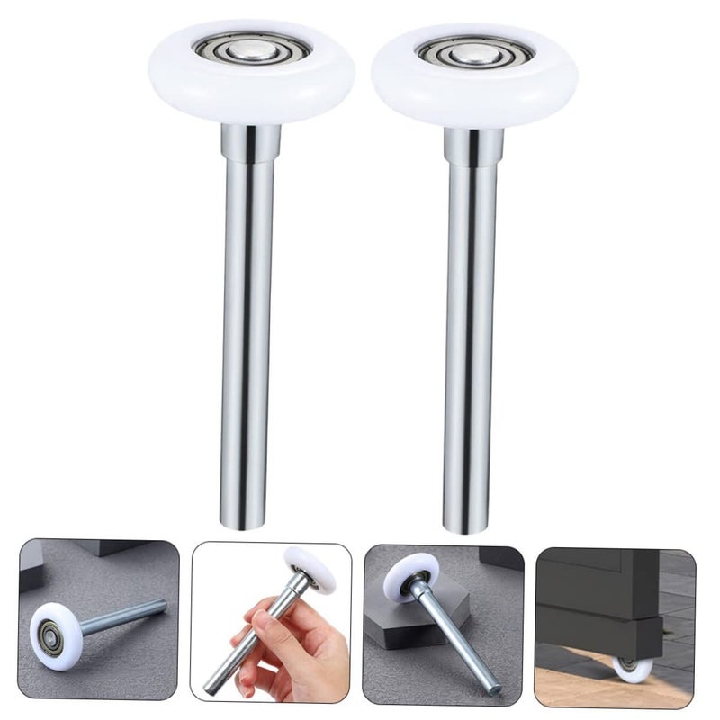 2 Pcs Nylon Garage Door Roller With Stem Durable Replacement Quiet Operation Compatible Standard Automatic Doors - Image 5