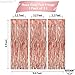 KatchOn Rose Gold Fringe Curtain XtraLarge 8x32 Feet Pack of 3 Rose Gold Backdrop for Bachelorette Party Decor Graduation Decorations 2025 Fringe Backdrop for Rosegold Birthday Decorations - Image 2