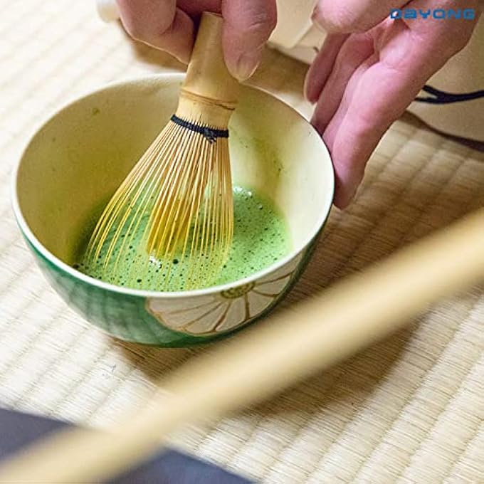 دايونغ خفاقة شاي ماتشا الأخضر من الخيزران الذهبي، خفاقة شاي ماتشا من تشيسن، 80 سنًا - Image 4